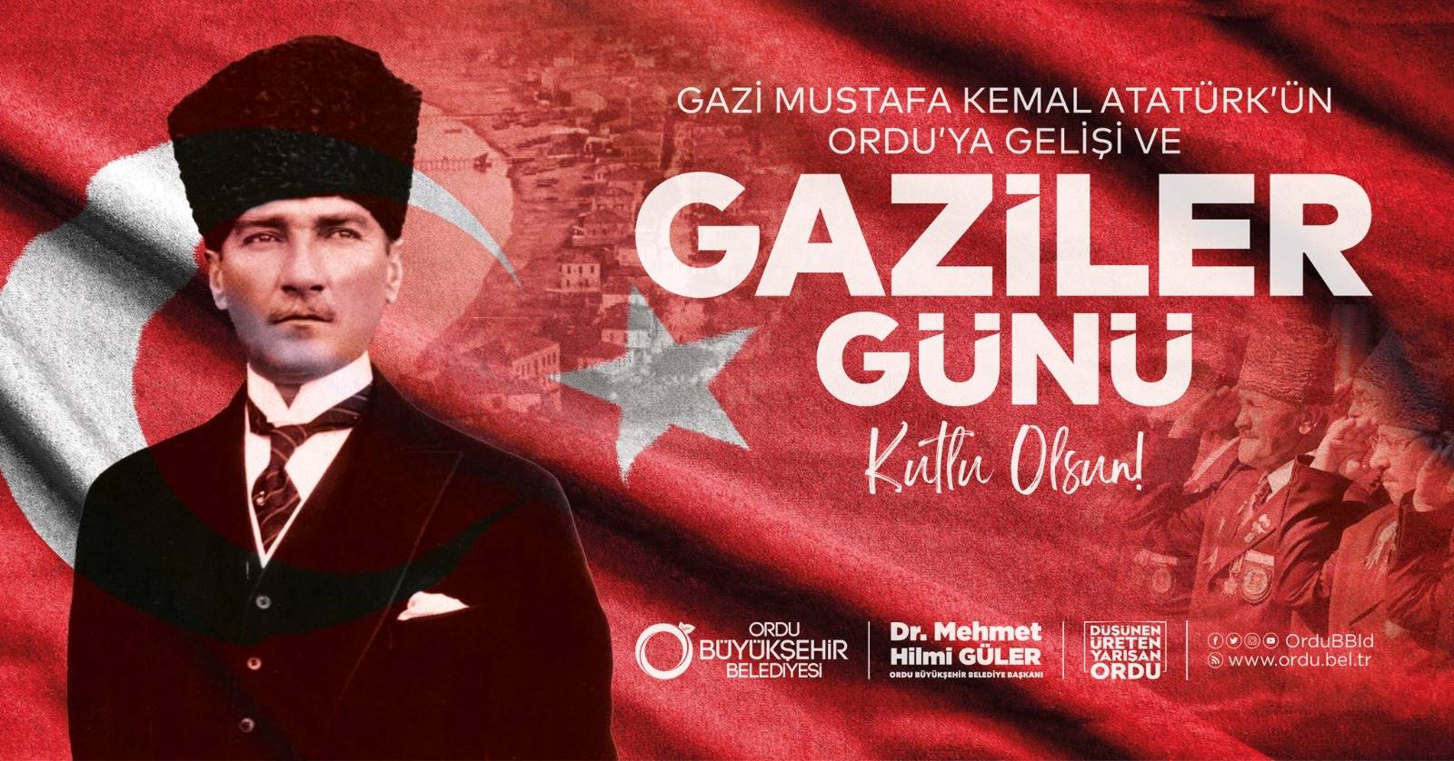 BAŞKAN GÜLER’DEN 19 EYLÜL GAZİLER GÜNÜ MESAJI